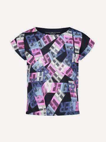 Camiseta Tommy Hilfiger Big Ombre Print Niños Multicolor | CL_G1232